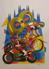 Ugo Nespolo Serigrafia firmata