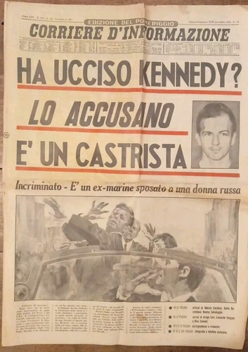Giornale ucciso kennedy - ucciso,