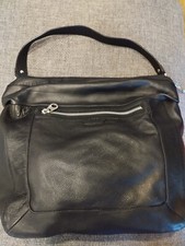 BORSA CARPISA NERA VERA PELLE IN OTTIMO STATO, NUOVA SENZA ETICHETTA