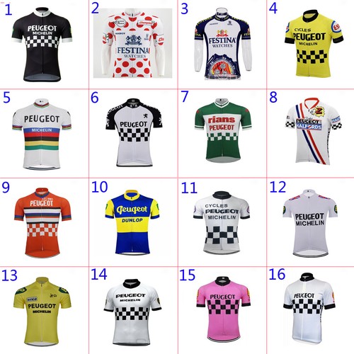 Maglia michelin peugeot retro - michelin,