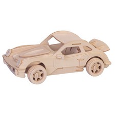 Puzzle 3D Legno Automobile