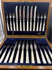 Set 12 mangiafrutta placcati