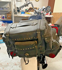 Suzuki VS 1400 Intruder VX51L-Set Di Borse In Pelle-Harley Davidson-tre pezzi