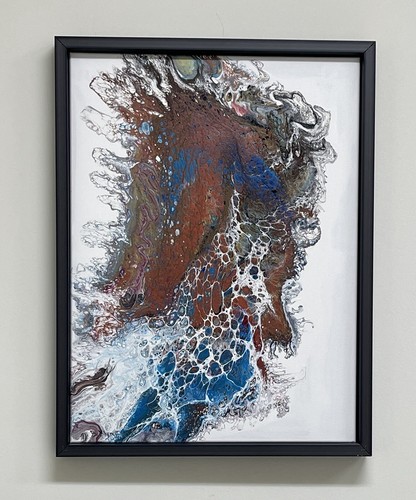 Opera arte fluida acrilica - d'arte,