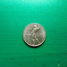 1994 50 Lire Coin from Italy