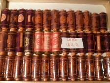 STOCK 39 SPOLE DA 300 YDS FILO X CUCIRE COTONE ISC N° 50  GERANIO BORDEAUX ROSA