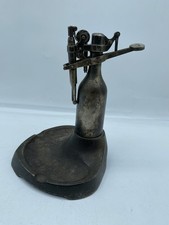 Accendino da tavolo con posacenere in metallo art nouveau austria 1900°