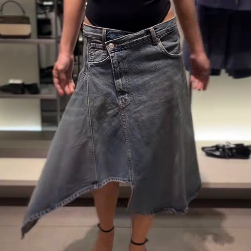 Zara gonna asimmetrica in - zara:,