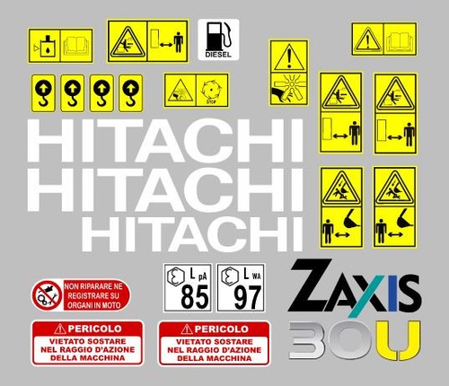 Hitachi 2 decalcomanie - hitachi, 30