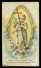 santino cromo-holy card S.LEGA n.161 GESU' BAMBINO