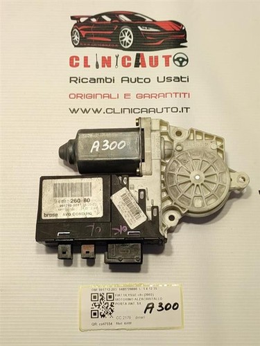 Motorino alzavetro anteriore - alzavetro,
