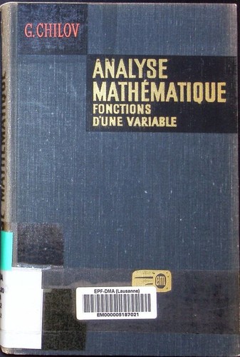 Analyse mathematique fonctions - mathematique,