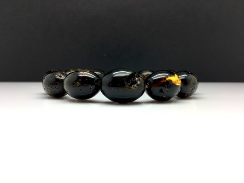 Bracciale antico ambra oliva