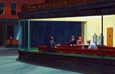 Nighthawks di Edward Hopper. Edilizia Repro Giclée