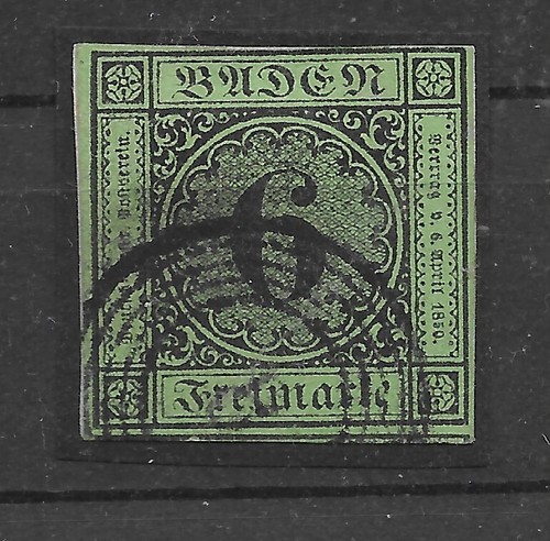 Germania baden 1851 6 - germania,
