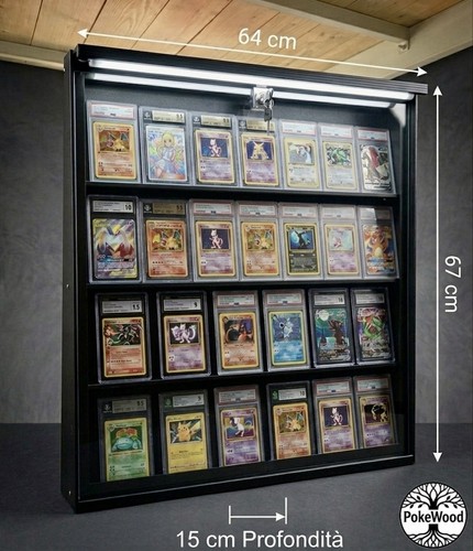 Pokemon teca legno espositore - pokemon,