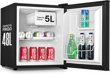 Minifrigo Bar Nero 48L Con