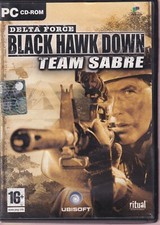 DELTA FORCE BLACK HAWK DOWN TEAM SABRE PC Retro Game ITA M10160