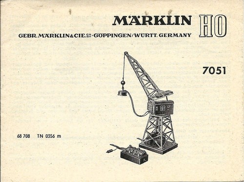 Marklin istruzioni originali - marklin,