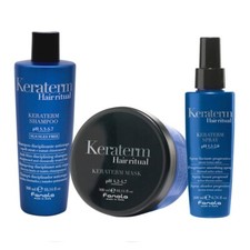 Set Per Capelli Anticrespo FANOLA Keraterm Shampoo + Maschera + Spray 200ml