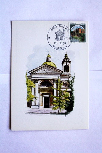 Cartolina commemorativa rho - commemorativa,