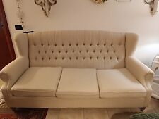 divano a tre posti stile shabby 