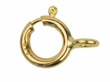 Anello bullone oro giallo 9 ct