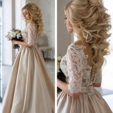 Abiti da sposa vintage in raso