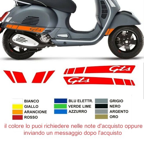 Kit adesivi stickers vespa - vespa, gts