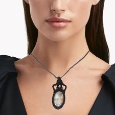 Collana Macramè Pietra del
