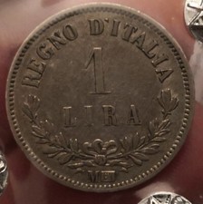 1 Lira 1863 Milano