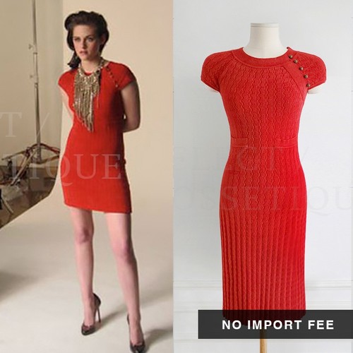 Abito maglia rosso nuovo - abito,