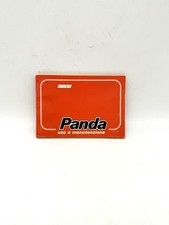 Libretto uso e manutenzione Fiat Panda 1989 originale vintage