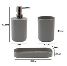 x Set Accessori Bagno 3 Pezzi