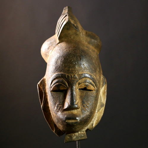 Maschera facciale africana - , in