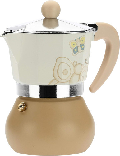 Caffettiera moderna decorata - caffettiera,