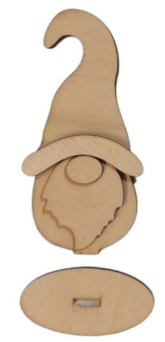 Sagoma legno gnomo - , da