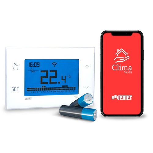 Termostato wifi batteria - termostato,