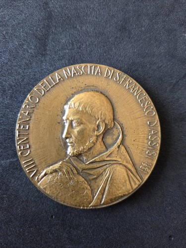 Medaglia san francesco assisi - medaglia,