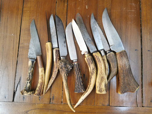 Coltello artigianale corno - in,
