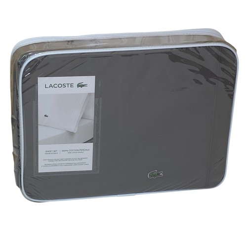 Set lenzuola regina lacoste - set,