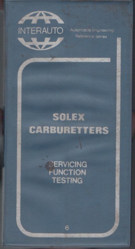 Interauto solex carburetters - interauto,