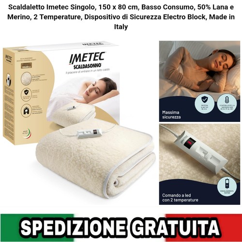 Scaldasonno singolo 150x80cm - singolo,