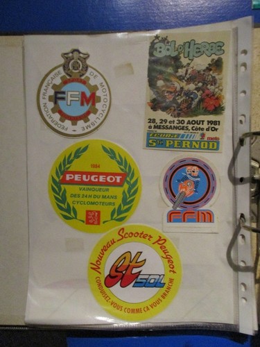 Autocollants moto ffm bol - 5,