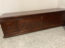 Cassapanca antica intarsiata