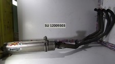 Terminale scarico MODIFICATO Exhaust terminal Suzuki GSX R 600 Srad 97 00