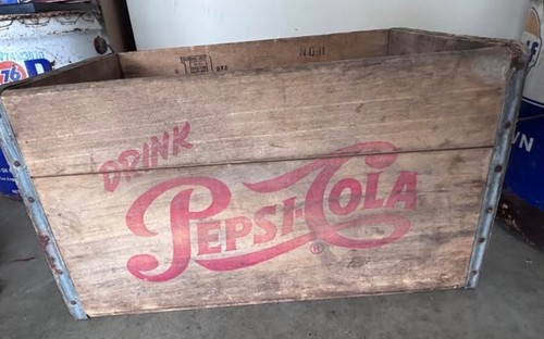 Cassa legno vintage pepsi - legno,