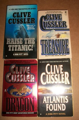 Clive cussler paperback - lot, of