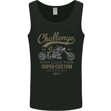 Challenge Legend Personalizzato Chopper Moto Uomo Canotta Maglia