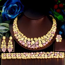 Set gioielli da sposa 4 pezzi